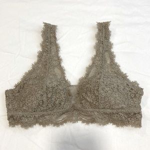Aerie Lace Bralette Bandeau Women Size M